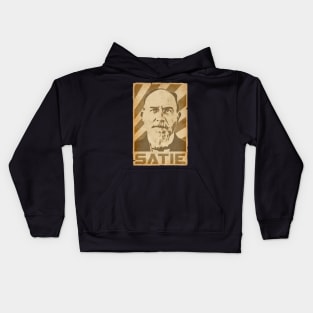 Eric Satie Retro Propaganda Kids Hoodie